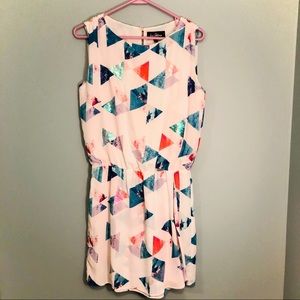Sam Edelman dress! white printed dress size small!